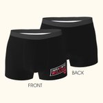 Personalisierte Lip Print weiche Herren Unterwäsche Boxershorts mit Namen Valentinstag Weihnachten Geschenk für Ehemann Freund