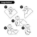 Personalised Vintage Floral Swaddle Set of 3 Baby Blanket Hat with Name and Bow Hair Band Christmas Baby Shower Newborn Gift for Baby