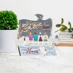 Personalisierte Your Wings Were Ready But My Heart Was Not Puzzle Acryl Schreibtisch Ornament Weihnachten Memorial Geschenk für Familie