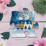 Personalisierte Ich bin immer bei dir Puzzle Acryl Ornament Schreibtisch Dekor Weihnachten Memorial Geschenk für Familie
