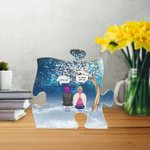 Personalisierte Ich bin immer bei dir Puzzle Acryl Ornament Schreibtisch Dekor Weihnachten Memorial Geschenk für Familie