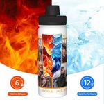 Personalisierte Foto-Collage Sport Food-Grade Edelstahl Wasserflasche Geburtstag Weihnachten Geschenk für Familie Freunde geeignet für Outdoor-Commuti