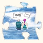 Personalisierte Ich vermisse dich mehr als alles andere Puzzle Acryl Ornament mit Namen Home Decor Memorial Geschenk für Familie