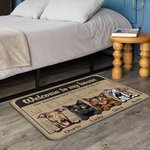 Personalized Welcome To Our House Door Mat Home Decoration Birthday Christmas Gift for Pet Owner