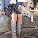 Personalised Multi-color Pet Portrait Socks with Name Cute Christmas Birthday Gift For Pet Lover