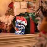 Personalisierte Name Letter Plaid hölzernen Weihnachtsschmuck Baum hängen Geschenk Tag Home Dekoration für Freunde Familie