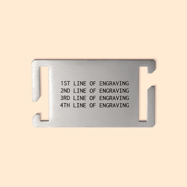 Personalized Stainless Steel Molle Tag Military Patch Backpack Tag with Engraved Icon and Text Military Gift for Him