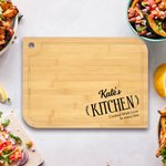 Tagliere da cucina personalizzato con testo inciso Regalo di ringraziamento Regalo di compleanno per gli amanti della cucina