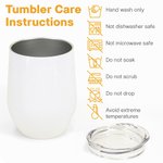 Gepersonaliseerde Besties Alcohol Tolerating Bonding Over Keeping Each Other Sane 12oz Wine Tumbler Kerstverjaardagscadeau voor vrienden Besties