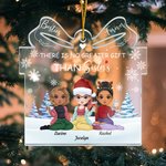 Personalized There Is No Greater Gift Than Sisters Gift Shape Acrylic Ornament Christmas Birthday Gifts for Friends
