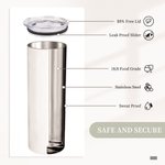 Personalized Cardinal Pattern 3D Print Effect Skinny Tumbler Food-grade Stainless Steel Memory Gift Christmas Gift for Family