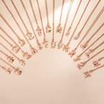 Personalisierte Zweige und Blätter Design Halskette mit Geburtsstein Weihnachten Geburtstag Valentinstag Geschenk für sie