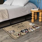 Gepersonaliseerde Pas Op Voor Huisdieren Onze Intens Vriendelijke Echt Opgewonden Je Bent Hier Deurmat Huisdecoratie Verjaardag Kerstcadeau voor Huisd