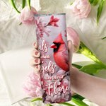 Personalized Cardinal Pattern 3D Print Effect Skinny Tumbler Food-grade Stainless Steel Memory Gift Christmas Gift for Family