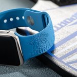 Bracelet de Montre en Silicone Personnalisé avec Nom et Motif Gravés Accessoire de Sport pour Apple Watch Cadeau pour Amateur de Pickleball