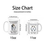 Personalized You Are My Penguin Multicolour Ceramic Mug with Names Anniversary Valentine's Day Gift for Couple
