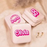 Gepersonaliseerde reizen sieraden dozen met naam verjaardag bruidsmeisje Moederdag cadeau voor meisjes moeder vrouw vrienden