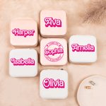 Gepersonaliseerde reizen sieraden dozen met naam verjaardag bruidsmeisje Moederdag cadeau voor meisjes moeder vrouw vrienden