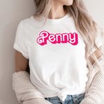 Personalized Doll Inspired T-shirt Sweatshirt with Name Party Girl Shirt Multicolor Available Birthday Christmas Gift for Bestie Fashion Doll Fan
