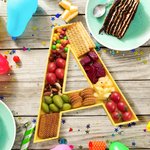 Personalisierte wiederverwendbare hohe Qualität 3D gedruckt Charcuterie Brief Boxen Weihnachtsgeschenk für Baby-Dusche Geschlecht Reveal Party Geburts