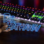 Personalised 3D Printed Hollowed Out PLA Desk Name Plate for Back to School Teacher Appreciation Gift for Teacher