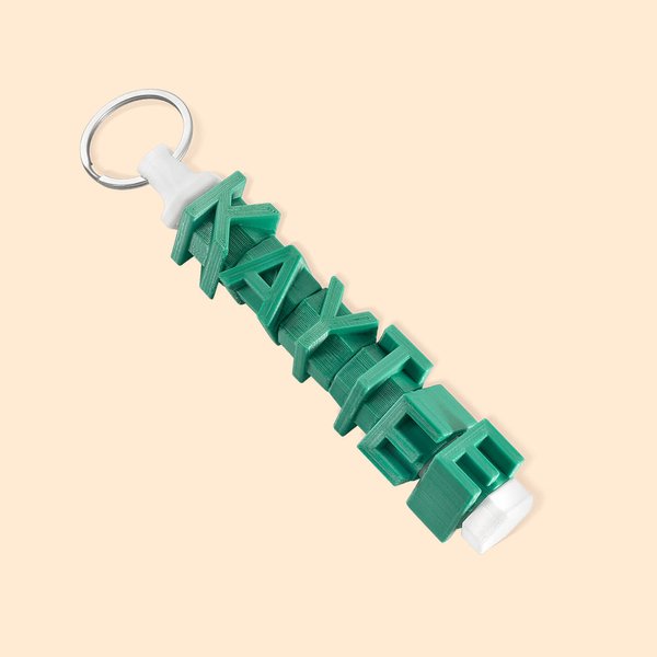 Personalised Fidget Spinner Keychain with Name Anxiety Relief Desk Toy Birthday Christmas Gift for Kids Teens Friends ADHD