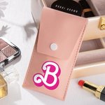 Personalized Retro Dolly Name Makeup Bag with 8 Pcs Makeup Brushes Birthday Christmas Wedding Gift for Her