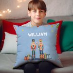 Personalizzato Ballet Girl Mouse Prince Nutcracker Throw Pillow Cover Regalo di Natale Home Decor per amico di famiglia