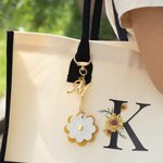 Personalised Leather Daisy Magnetic Hat Clip Mask Clip Bag Decoration Christmas Gift Birthday Gift for Women