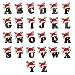 Personalizada de Navidad sombrero de diseño Antlers ornamento de cerámica con la letra y el nombre de árbol colgante decoración del hogar de Navidad regalo para la familia amigos