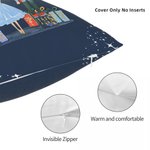 Personalizzato Ballet Girl Mouse Prince Nutcracker Throw Pillow Cover Regalo di Natale Home Decor per amico di famiglia