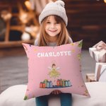 Personalizzato Ballet Girl Mouse Prince Nutcracker Throw Pillow Cover Regalo di Natale Home Decor per amico di famiglia