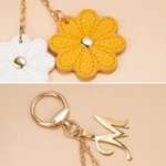 Personalised Leather Daisy Magnetic Hat Clip Mask Clip Bag Decoration Christmas Gift Birthday Gift for Women