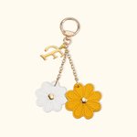 Personalised Leather Daisy Magnetic Hat Clip Mask Clip Bag Decoration Christmas Gift Birthday Gift for Women