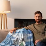 Gepersonaliseerde In Liefdevolle Herinnering Van Die Voor Altijd In Mijn Hart Zachte Deken Met Namen Kerst Gedenkcadeau voor Familie