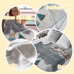 Personalised A Hug From Heaven Soft Blanket Christmas Memorial Gift for Family