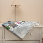 Personalisierte Ich vermisse dich ich bin immer bei dir warme Decke mit Namen Weihnachten Gedenkgeschenk für Familie