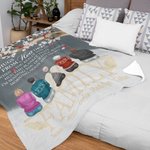 Personalised A Hug From Heaven Soft Blanket Christmas Memorial Gift for Family