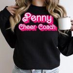 Personalized Doll Inspired T-shirt Sweatshirt with Name Party Girl Shirt Multicolor Available Birthday Christmas Gift for Bestie Fashion Doll Fan