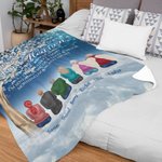 Personalized A Hug From Heaven When You Really Miss Me Soft Blanket Christmas Memorial Gift for Family