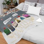 Personalized I Miss You More Than Anything Soft Blanket Christmas Memorial Gift for Lovers