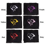 Personligt frisörfickförkläde med broderat hjärta Salon Barber Shop Accessory Present till stylist frisörentusiast