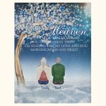 Personalized A Hug From Heaven When You Really Miss Me Soft Blanket Christmas Memorial Gift for Family