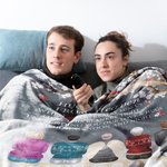 Personalised A Hug From Heaven Soft Blanket Christmas Memorial Gift for Family