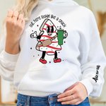 Personalizada Out Here Lookin Like A Snack Camiseta Árbol de Navidad Pastel Sudadera Sudadera Fiesta Divertido Disfraz de Navidad Regalo para la Famil