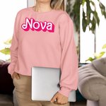 Personalized Doll Inspired T-shirt Sweatshirt with Name Party Girl Shirt Multicolor Available Birthday Christmas Gift for Bestie Fashion Doll Fan