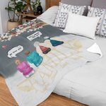 Manta suave personalizada I Miss You I Am Always With You Regalo de Navidad en memoria de la familia