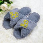 Personalized Girly Fashion Doll Style Fluffy Slippers with Glitter Name Bachelorette Party Birthday Christmas Gift for Bridesmaid Women