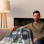 Personalized I Miss You More Than Anything Soft Blanket Christmas Memorial Gift for Lovers