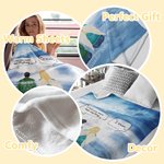 Personalizzato I Miss You More Thanthing Soft Fleece Blanket Natale Memorial Sympathy regalo per la famiglia